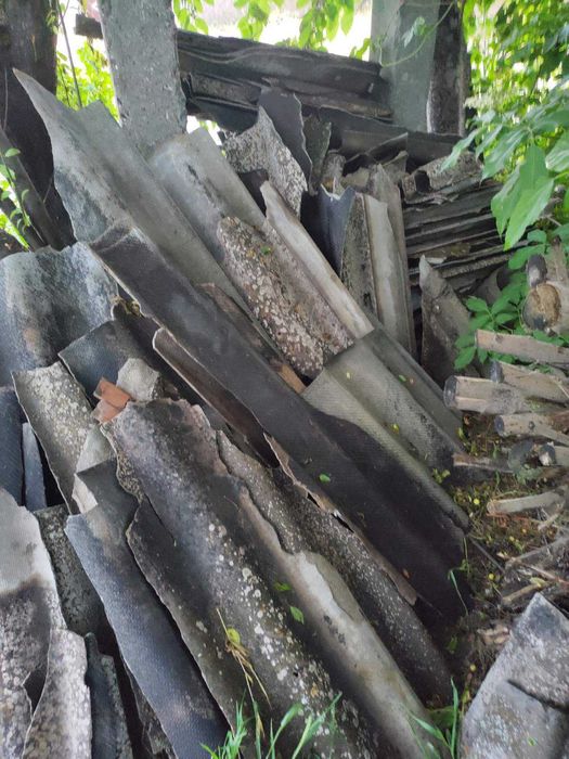 Отдам бесплатно битый шифер