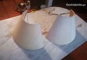 Conjunto de 2 Abajours de Candeeiros