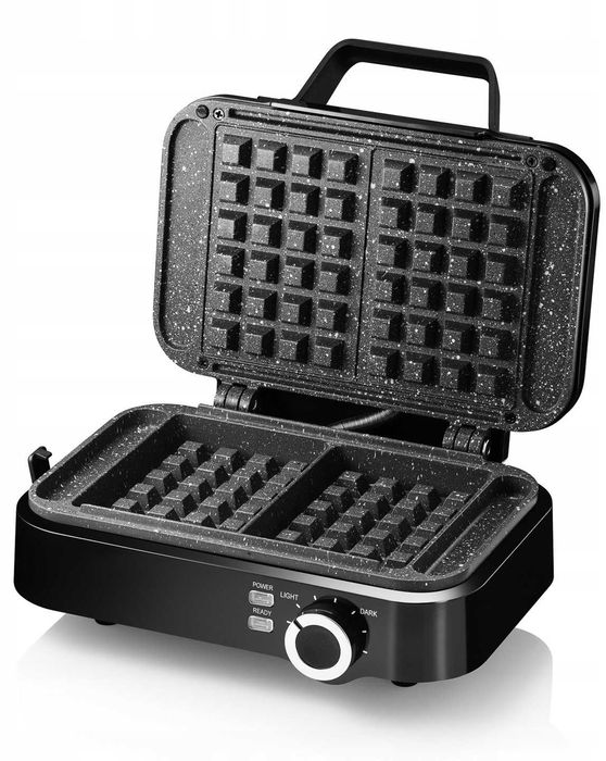 GOFROWNICA marmurkowa powłoka REGULOWANA 2200W - CHRUPIĄCE gofry