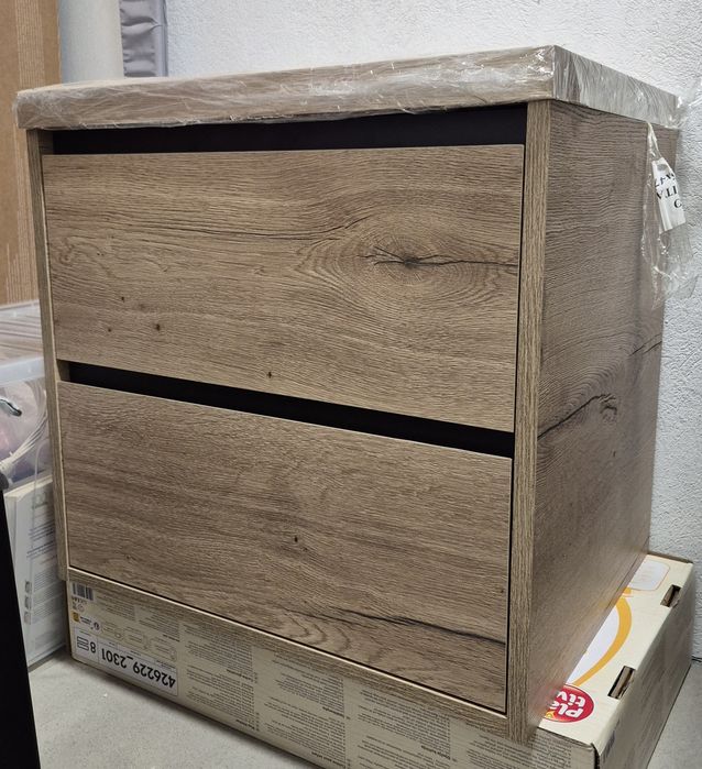 Szafka pod umywalkę LaVita Minnesota wood black