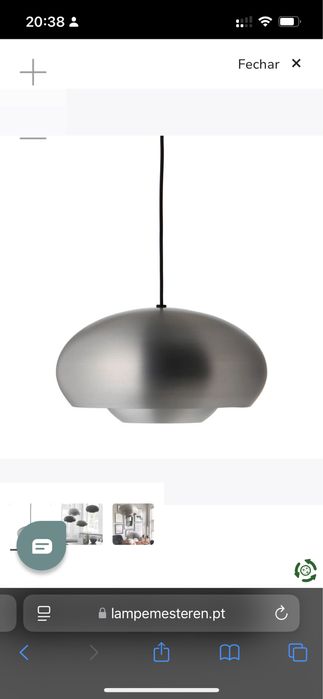 Candeeiro Suspenso Ø30 Brushed Aluminium Frandsen - NOVO