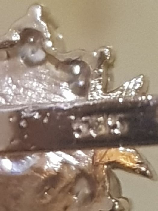 Серьги  золото-585.