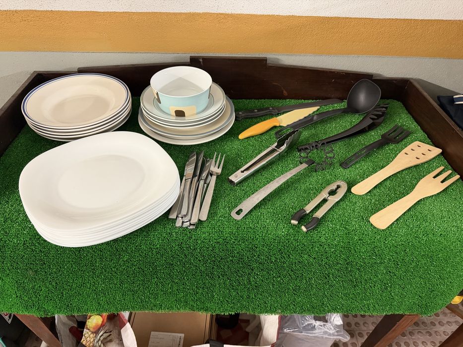 Conjunto Pratos e Utensilios de Cozinha444557097782497280
