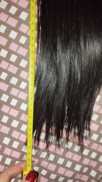 Хвіст,шиньйон темно коричневий