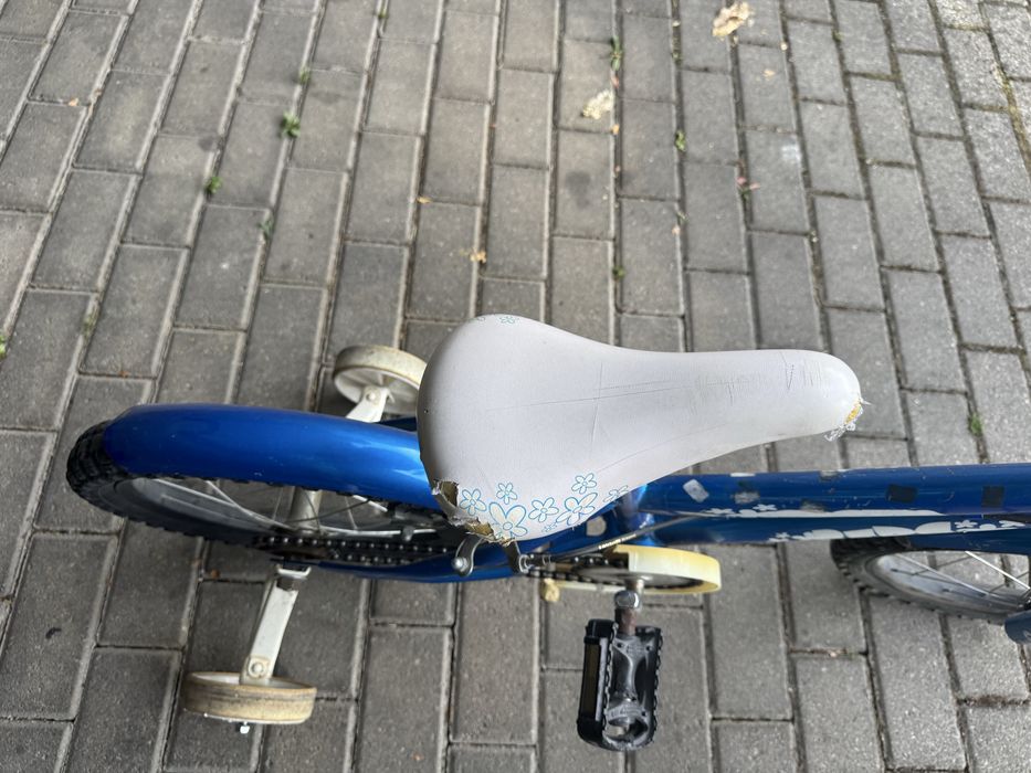 Bicicleta Infantil Azul – 16” com Rodinhas