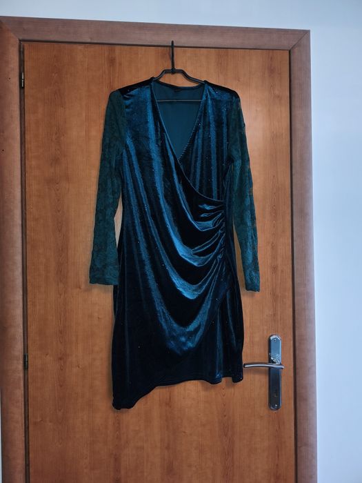 Sukienka ciemno zielona