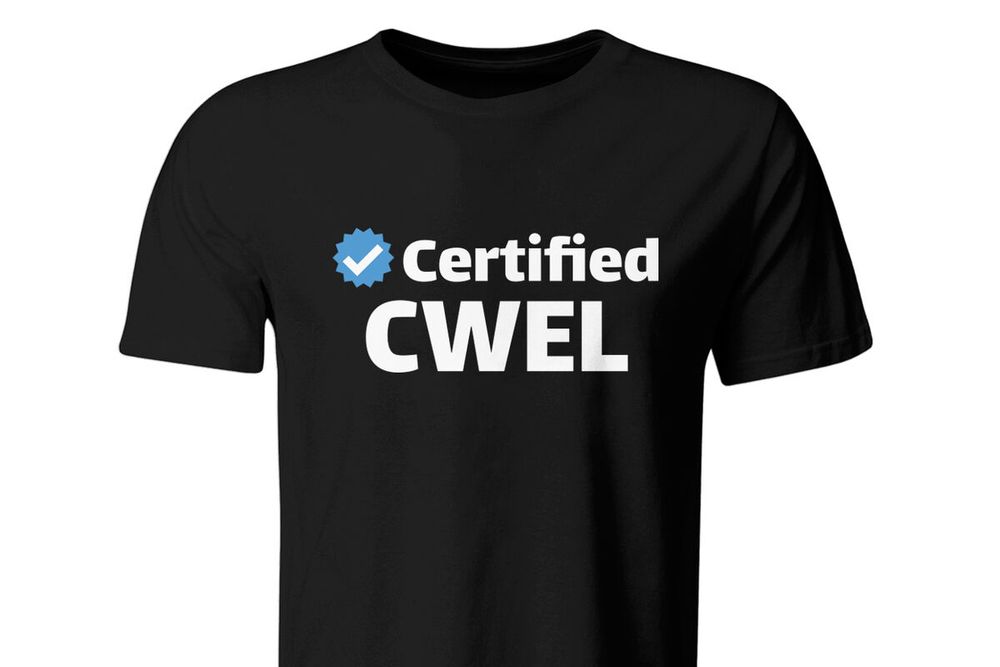 Koszulka Certified C.W.E.L. Śmieszny prezent dla kolegi - roz. M