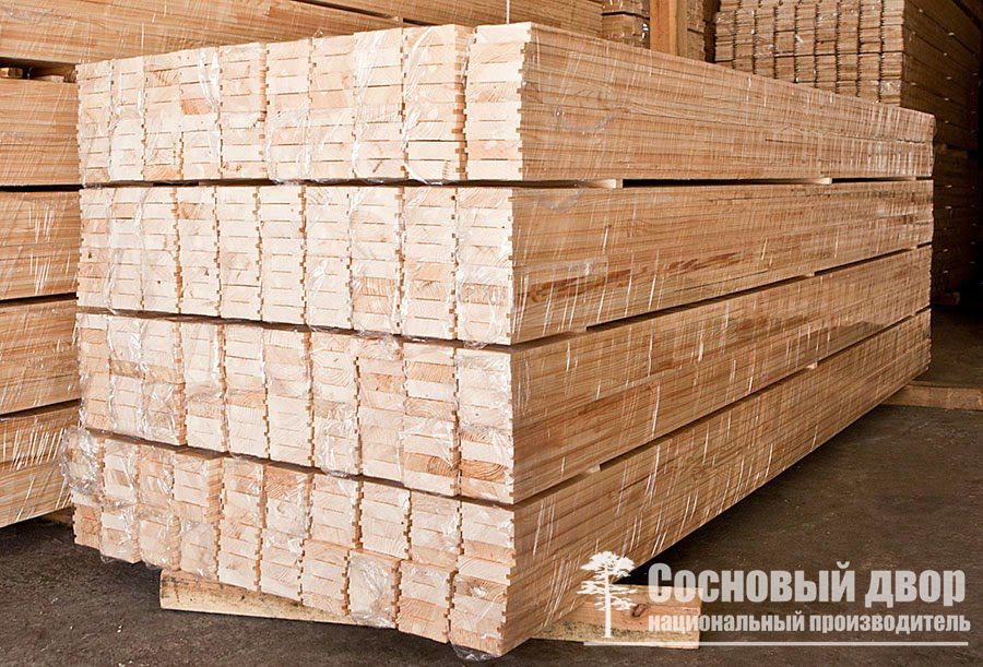 Вагонка бесшовная 80мм*2м ( фальш брус, блок хаус, доска пола)
