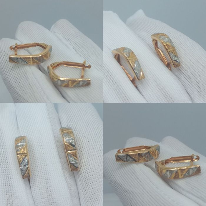 Золотые сережки 585, 1,36гр