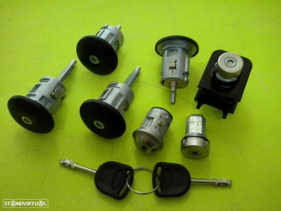 kit canhões portas e ignição capot com chave Ford Transit 2000 até