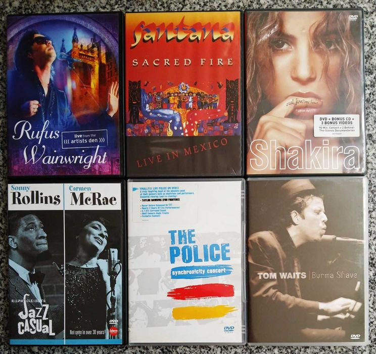 27 DVDs - Grandes Concertos - Raros - Muito Bom Estado