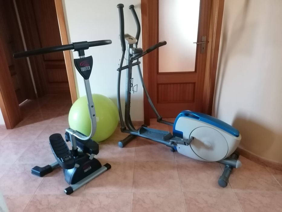 Bicicleta Eliptica e Aparelho de Stepper