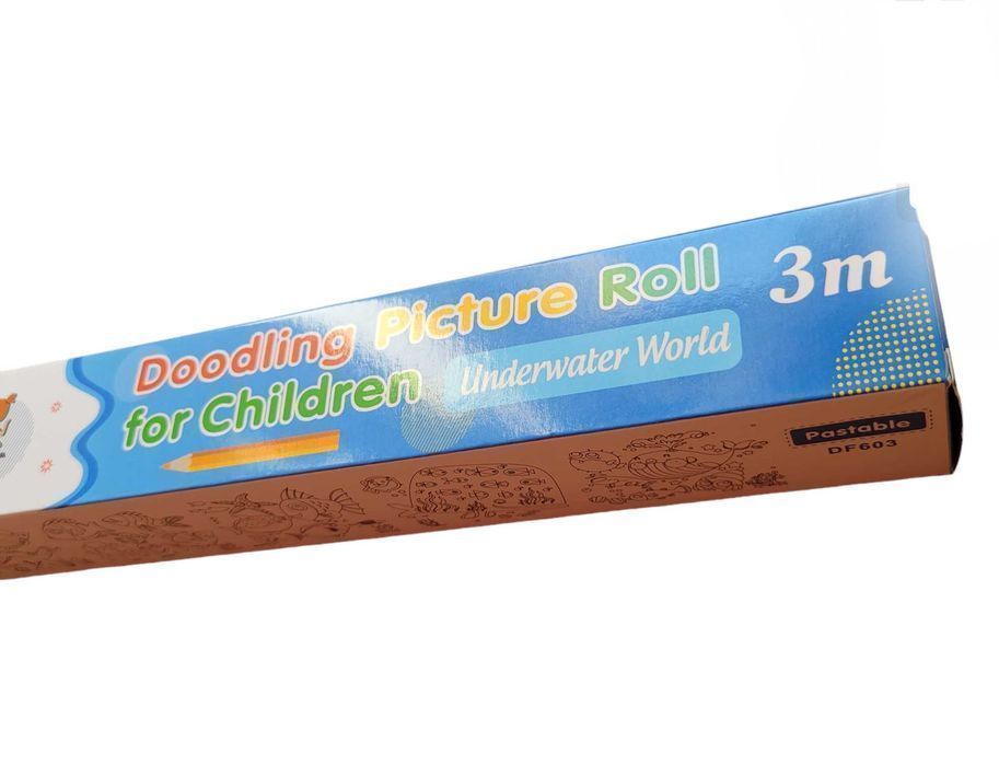 Nowa kolorowanka bazgroły na 3 metrach - Ocean rybki #347