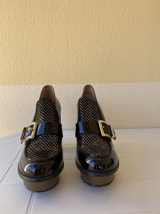 Sapatos de salto alto compensados Ana Sousa