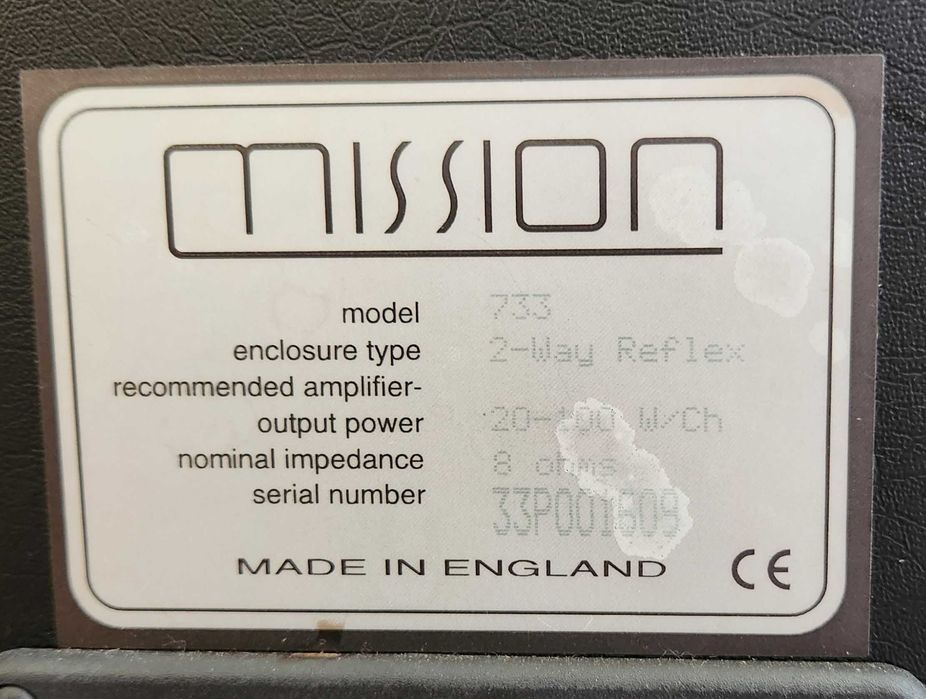 Mission 733 kolumny podłogowe