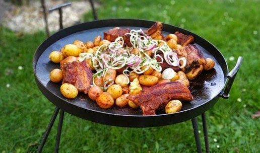 сковорода із диска борони садж сковорода 50 см з кришкою пательня