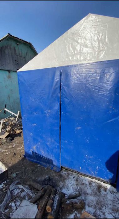 Шатер из брезента 3м на 3м, торговая палатка