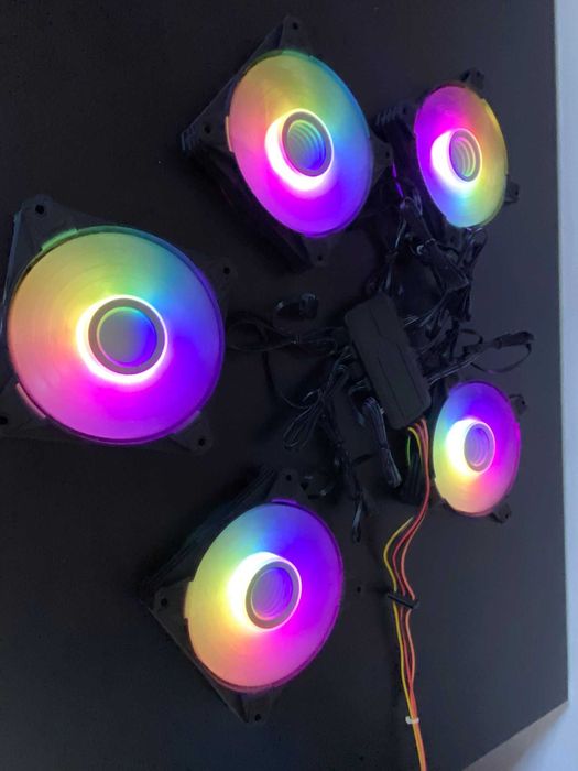 Ventoinhas RGB darkFlash Infinity 5in1