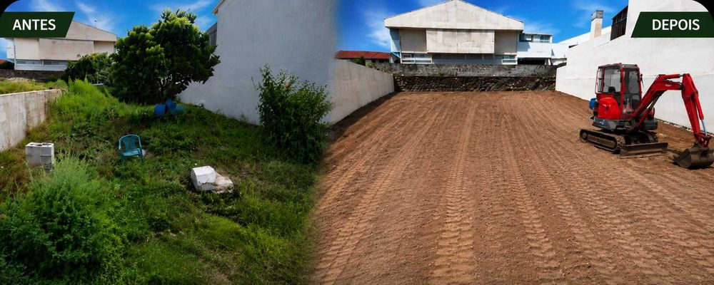 Terraplanagens, Escavações, Limpeza de Terrenos e Serviços de Obra ao Dia
