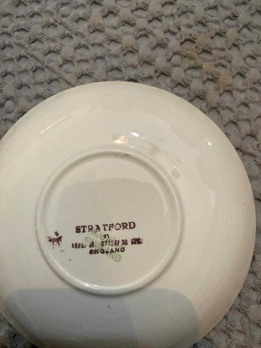 Serviço de Chá STRATFORD – Made in England – 6 Chávenas + Bule