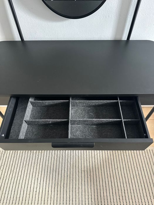 Tocador / secretária preto IKEA