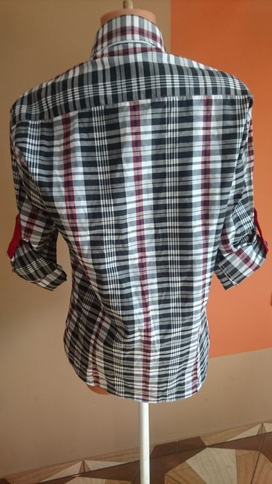 Koszula w kratkę nowa M country kowboj