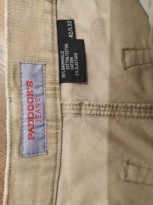 Spodnie sztruks bardzo fajne