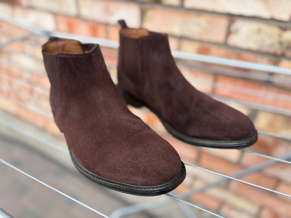 Ботинки Челси Clarks замша