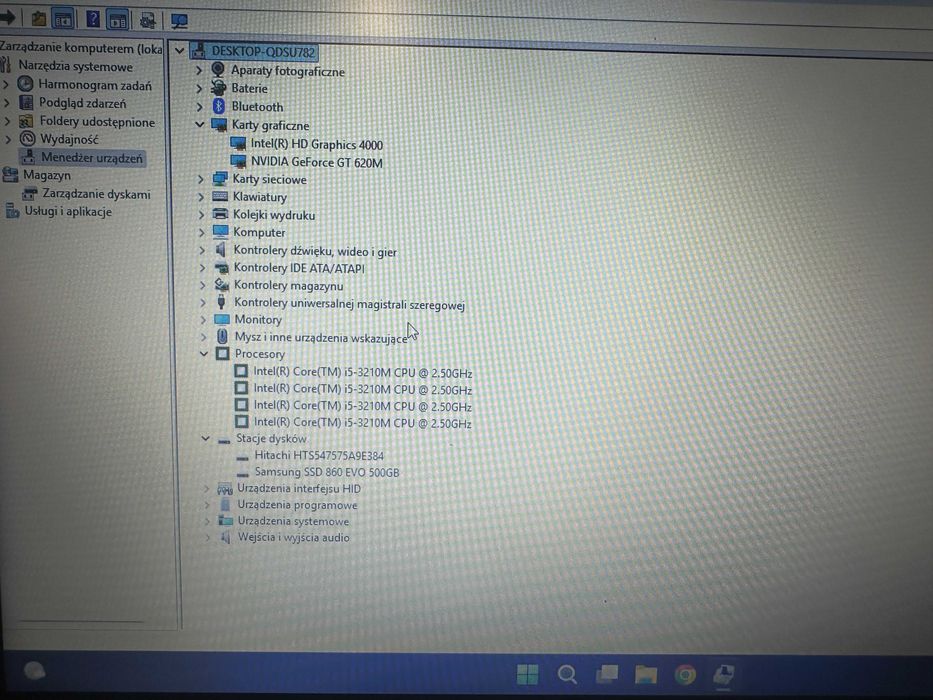 Laptop Samsung NP300E5C 15,6" i5-3210M GT620 Ram 8GB SSD+HDD Win11