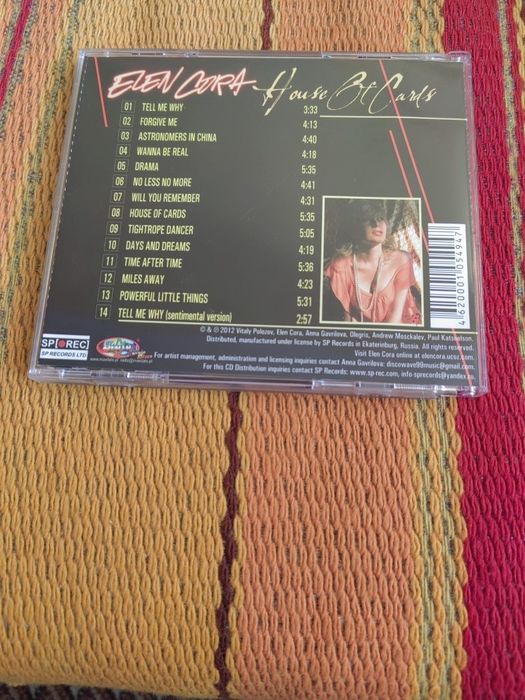 Elen Cora-House of Cards, Album Cd