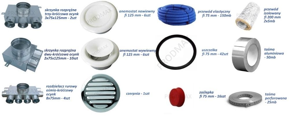 OKAZJA!!! Wentylacja Mech. Rekuperacja In Roz PRODUCENT NAJNIŻSZA CENA