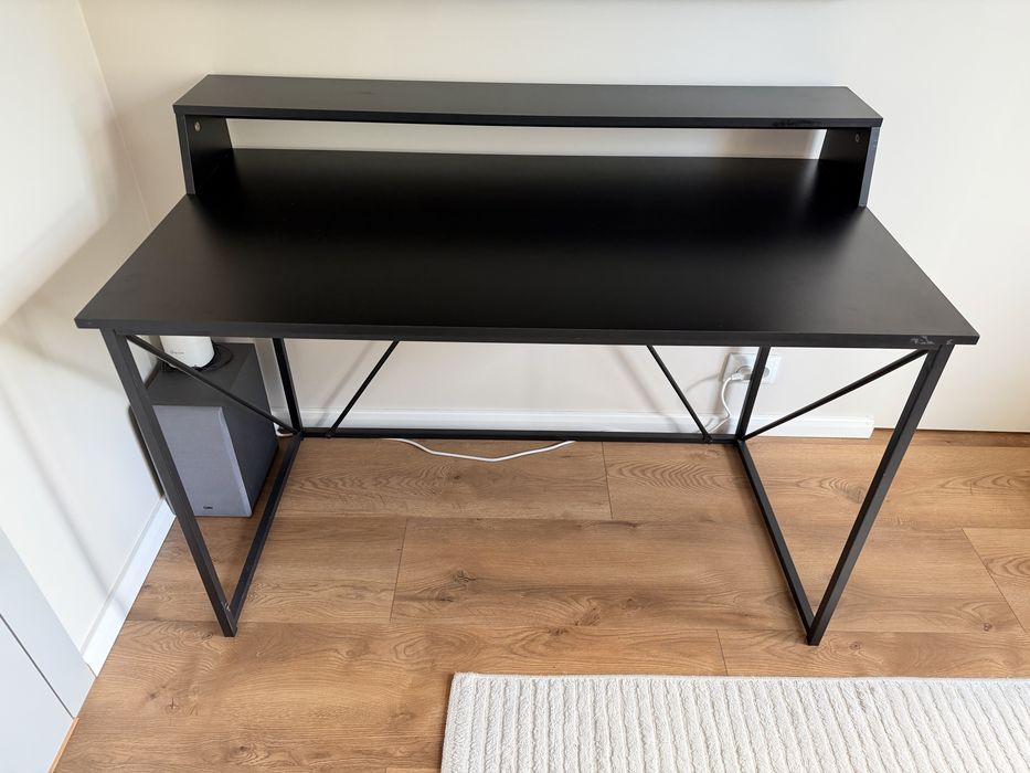Biurko 120x60 cm z nadstawką