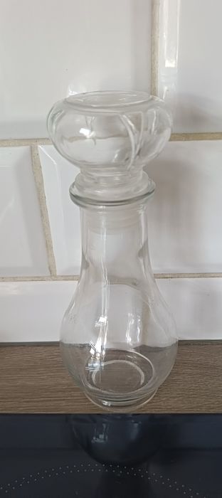 Buteleczka wazonik szklany z korkiem