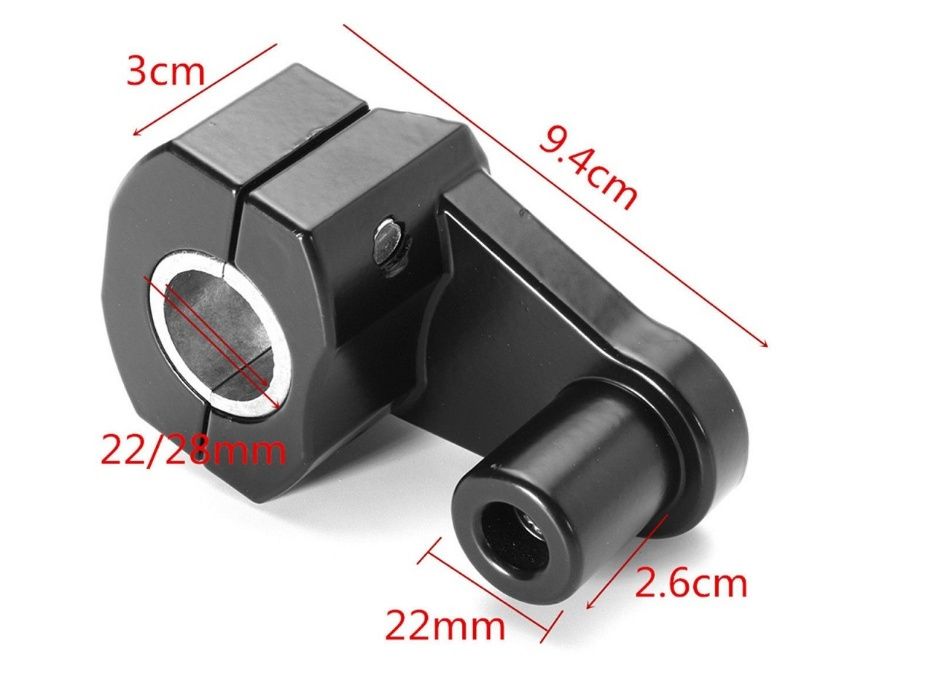 Aumentos / elevadores de guiador em alumínio