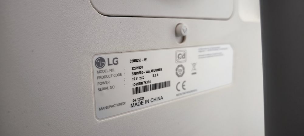 Monitor LG 32" LG 32UP550-W Ultra HD 4K