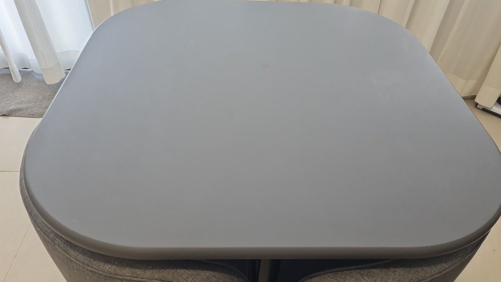 Mesa 4 lugares cinza