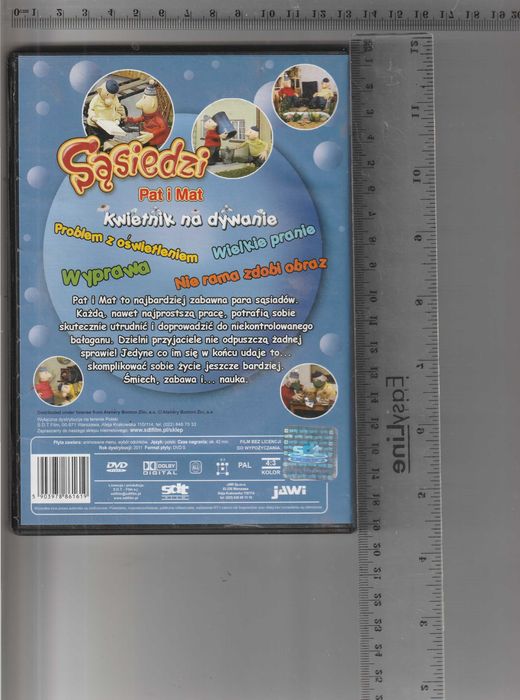 Sąsiedzi Pat i Mat Kwietnik na dywanie DVD