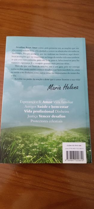 Livro "Acreditar, Rezar, Amar" – Maria Helena