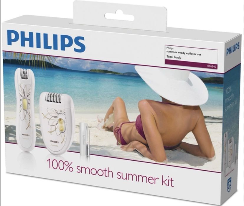 Подарунковий набір епіляторів Philips Satinelle HP6540/00 3-в-1