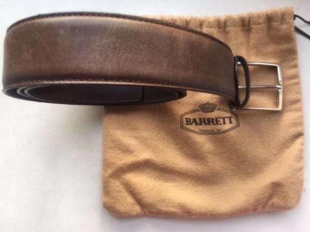 Продам б/у мужской кожаный ремень Barrett