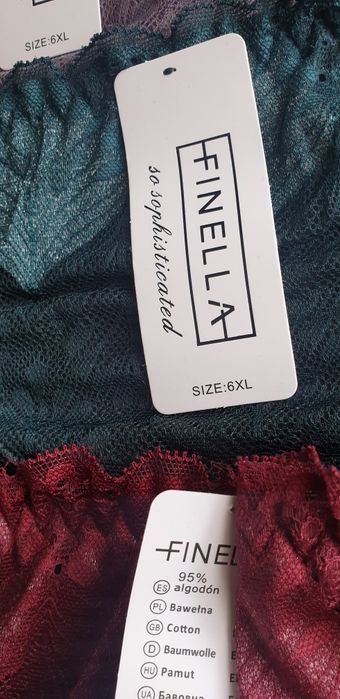 3×figi damskie 6XL Finella wysokie