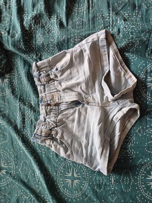 Шорти блакитні на резинці