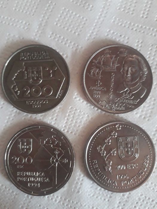 Vendo moedas de escudos portuguesasl