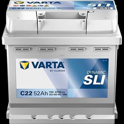Akumulator VARTA Blue Dynamic C22 52Ah 470A EN