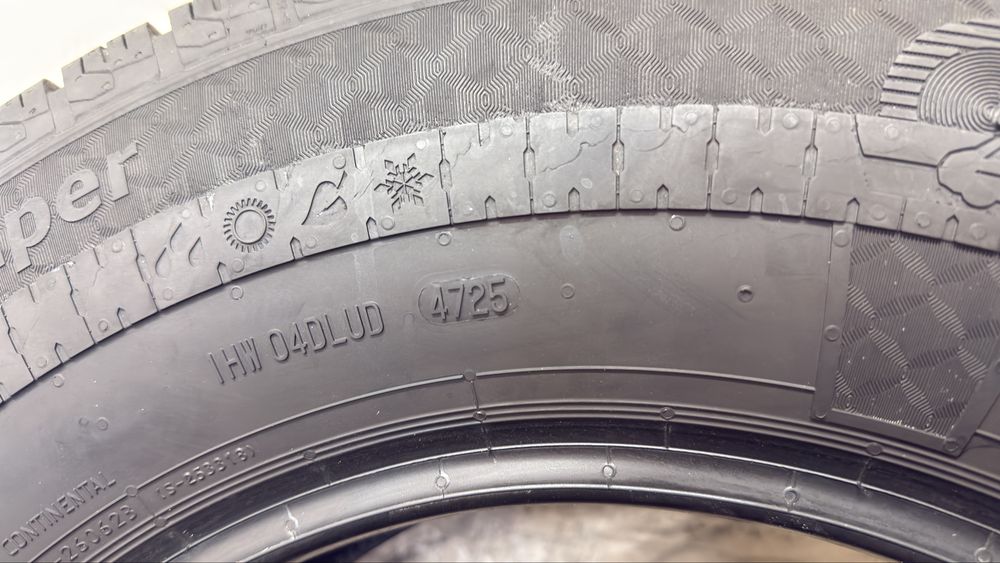 2x Opony Wielosezonowe Continental VanContact Camper 225/75R16C DOT4725