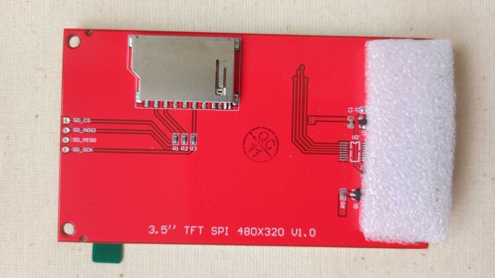 Arduino STM32 цветной дисплей 3,5" без тач скрина ILI9488 SPI 320x480