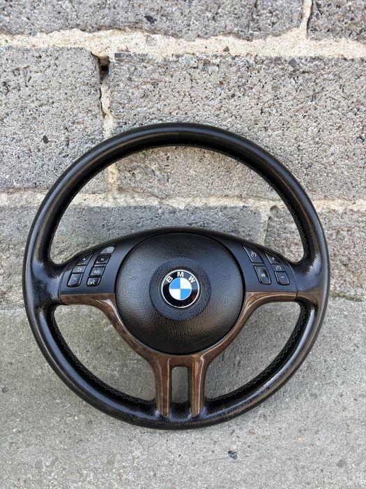 Kierownica poliftowa polift okrągła poduszka multifunkcja bmw e46 e39