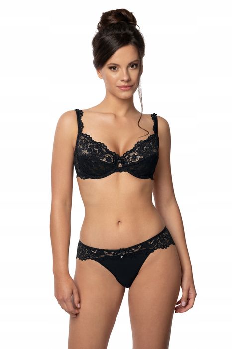 Róża Newia Biustonosz Miękki Soft Czarny R. 75B