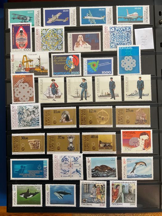 Selos Portugal CTT 1980 / 1989 Novos