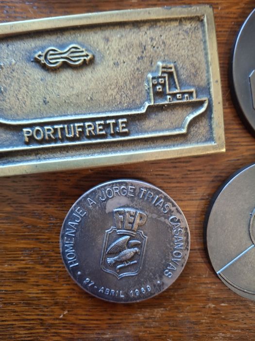 6 medalhas antigas tmg  ubp etc